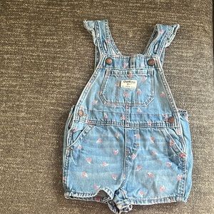Oshkosh denim overall shorts